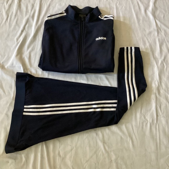 ADIDAS Pants - ADIDAS Zip Jacket & Track Leggings Pant (Size: Jacket = XL) Track Pants= L) NWOT